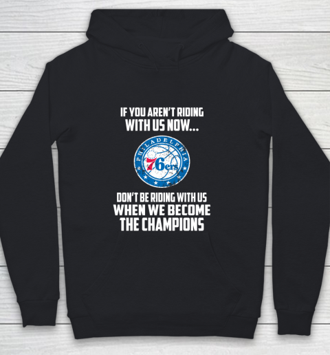 NBA Philadelphia 76ers Basketball We Become The Champions Youth Hoodie