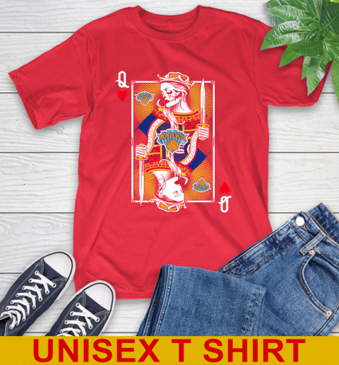 NBA Basketball New York Knicks The Queen Of Hearts Card Shirt T-Shirt 12