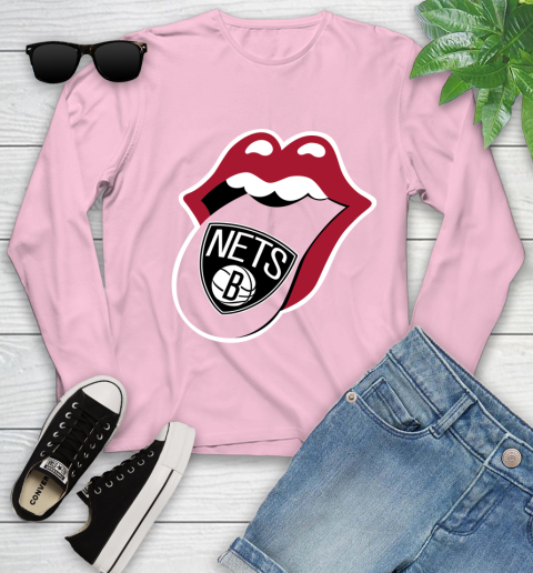 Brooklyn Nets NBA Basketball Lips I Root For My Team Adoring Fan 134