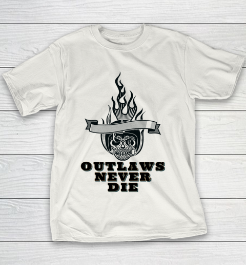 Outlaws Never Die Shirt Youth T-Shirt