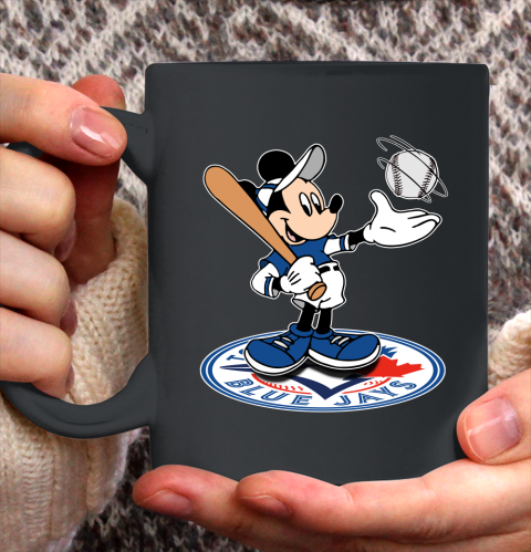 MLB Baseball Toronto Blue Jays Cheerful Mickey Disney Shirt Ceramic Mug 11oz