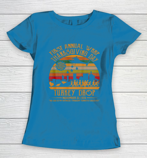 WKRP Thanksgiving Day Turkey Drop Women's T-Shirt 6