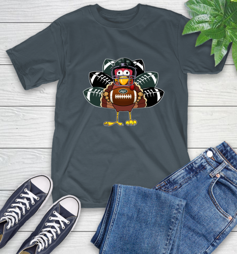 New York Jets Turkey Thanksgiving Day T-Shirt 9