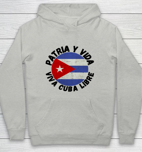 Patria Y Vida Viva Cuba Libre SOS CUba Free Cuba Youth Hoodie