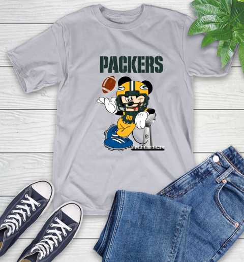 NFL Green Bay Packers Mickey Mouse Disney Super Bowl Football T Shirt T-Shirt 18