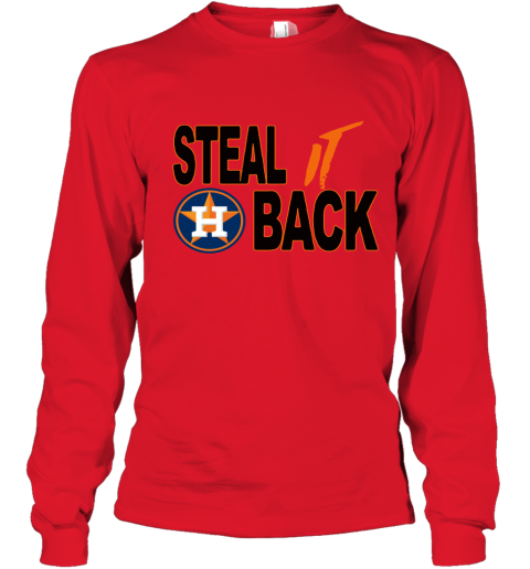 x4nl steal it back houston astros long sleeve tee 14 front red