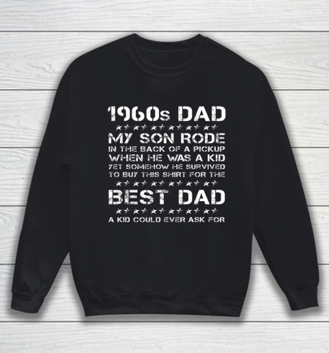 Funny 1960s Dad Boy Dad And Son Father's Day Sweatshirt