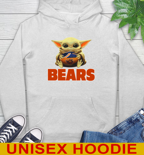 NFL Football Chicago Bears Baby Yoda Star Wars Shirt Hoodie