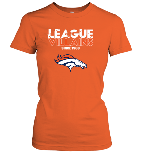 NFL League Villains Since 1960 Denver Broncos Long Sleeve T-Shirt -  Rookbrand