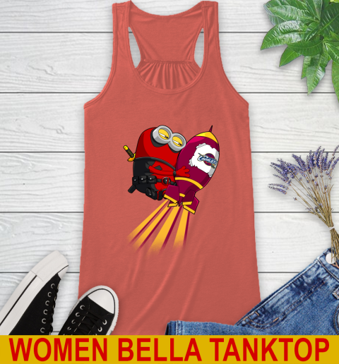 NBA Basketball Cleveland Cavaliers Deadpool Minion Marvel Shirt Racerback Tank 3