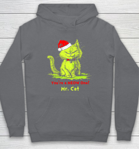 You're A Meow One Mr Cat Christmas Hoodie 3