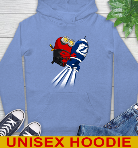 NHL Hockey Tampa Bay Lightning Deadpool Minion Marvel Shirt Hoodie 11