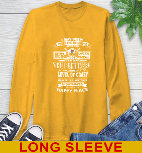 Florida Panthers NHL Hockey If You Mess With Me While I'm Watching My Team Long Sleeve T-Shirt 2