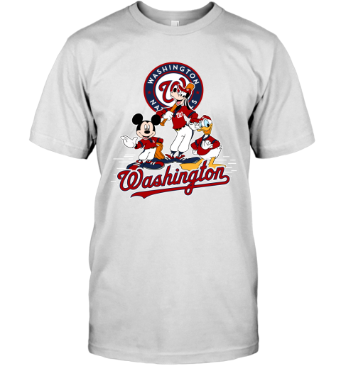 Personalized Mickey Mouse Washington Nationals Baseball Jersey