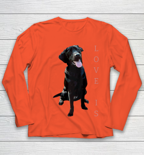 Dog Mom Shirt Labrador Retriever Shirt Women Men Kids Black Lab Dog Mom Youth Long Sleeve 3