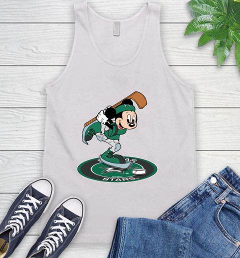 NHL Hockey Dallas Stars Cheerful Mickey Disney Shirt Tank Top 2