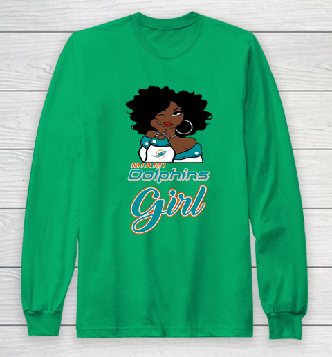 Miami Dolphins Girl NFL Long Sleeve T-Shirt 7