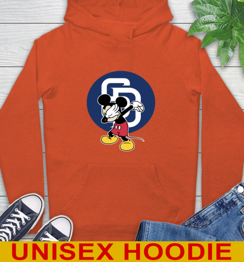 San Diego Padres MLB Baseball Dabbing Mickey Disney Sports Hoodie 5