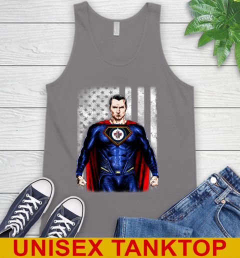 NHL Hockey Winnipeg Jets Superman DC Shirt Tank Top 6