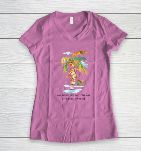 Coconut Tree Kamala Harris Women's V-Neck T-Shirt 6