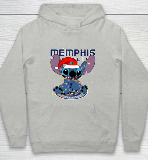 Memphis Grizzlies NBA noel stitch Basketball Christmas Youth Hoodie