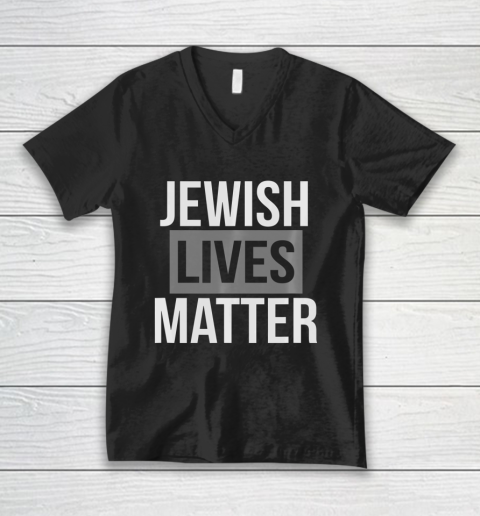 Jewish Lives Matter Social Movement Equal Rights V-Neck T-Shirt