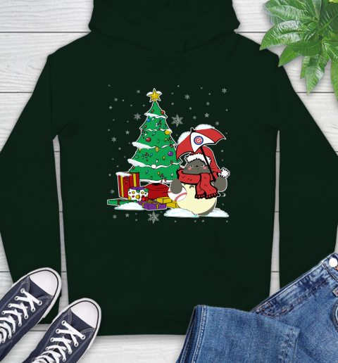 Chicago Cubs MLB Baseball Cute Tonari No Totoro Christmas Sports Hoodie 12