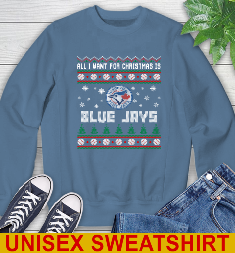 MLB All I Want For Christmas Is Toronto Blue Jays Baseball Sports 34