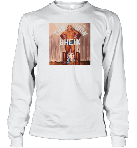 Roots Of Fight The Iron Sheik Stance Photo Long Sleeve T