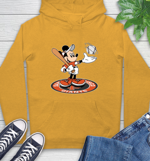 MLB Baseball San Francisco Giants Cheerful Mickey Disney Shirt Hoodie 3