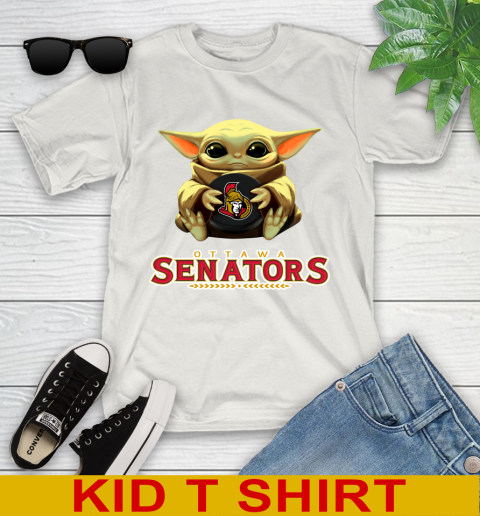 NHL Hockey Ottawa Senators Star Wars Baby Yoda Shirt 112