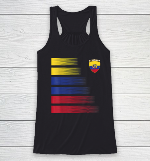 Ecuador Football Shirt Ecuadorian Soccer Jersey Racerback Tank