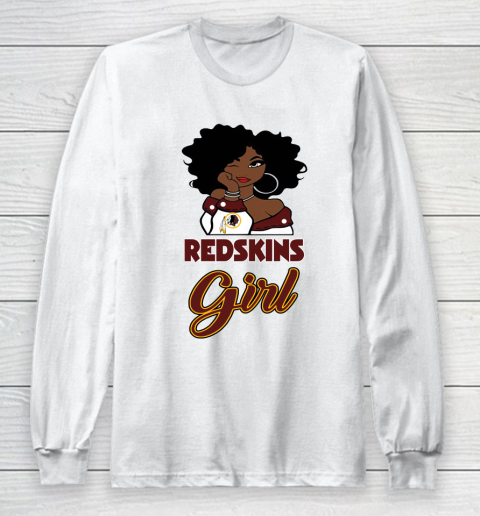 Washington Redskins Girl NFL Long Sleeve T-Shirt 2