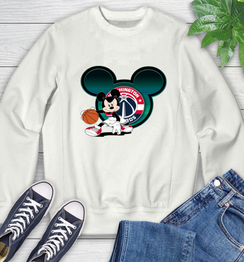 NBA Washington Wizards Mickey Mouse Disney Basketball Sweatshirt