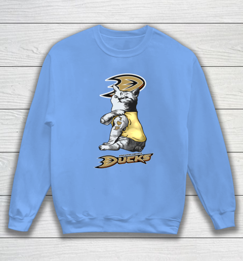 NHL My Cat Loves Anaheim Ducks Hockey Sweatshirt 8