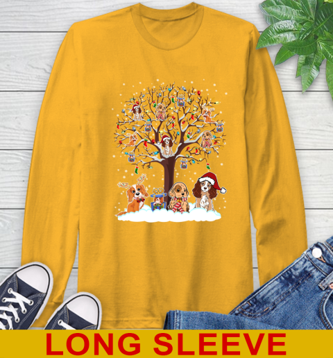 Coker spaniel dog pet lover christmas tree shirt 197
