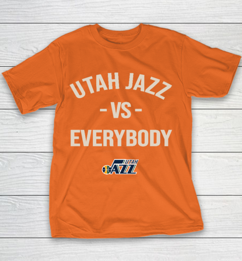 Utah Jazz Vs Everybody Youth T-Shirt - Image 5