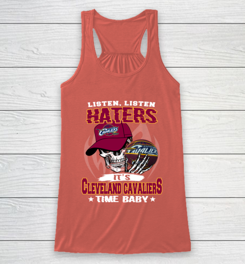 Listen Haters It is CAVALIERS Time Baby NBA Racerback Tank 3