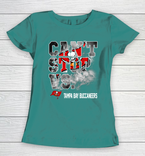 NFL Tampa Bay Buccaneers Can't Stop Vs Women's T-Shirt 10