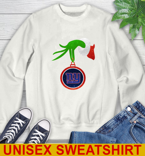 New York Giants Grinch Merry Christmas NFL Football Sweatshirt