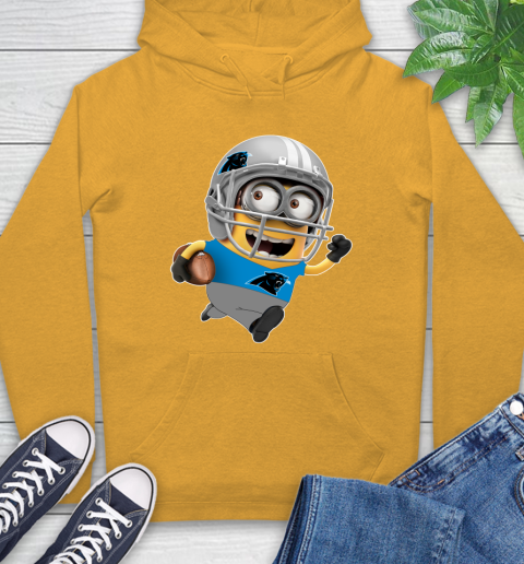 NFL Carolina Panthers Minions Disney Football Sports Hoodie 3