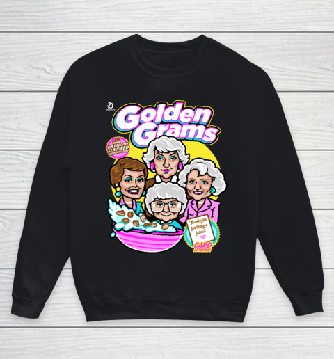 Golden Girls Tshirt Golden Grams Cereal Youth Sweatshirt