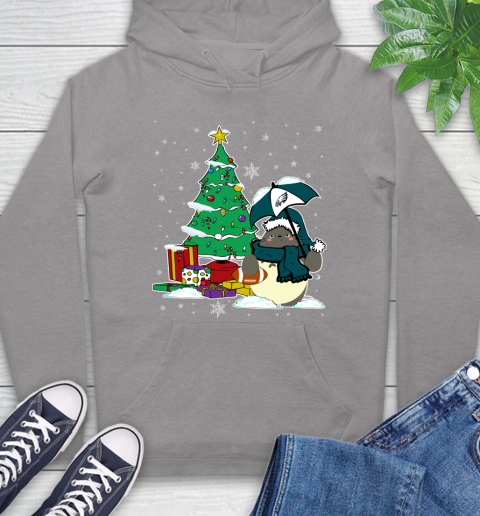 Philadelphia Eagles NFL Football Cute Tonari No Totoro Christmas Sports Hoodie 6