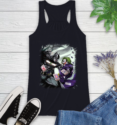 Oakland Athletics MLB Baseball Batman Fighting Joker DC Comics Racerback Tank 10