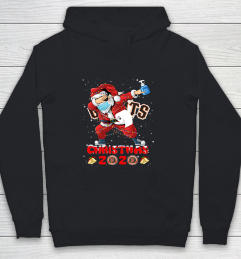 San Francisco Giants Funny Santa Claus Dabbing Christmas 2020 MLB Youth Hoodie