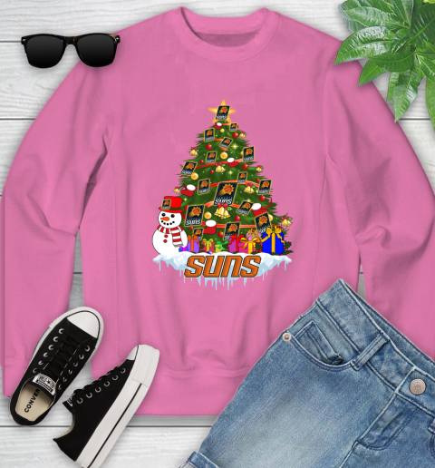 Phoenix Suns Merry Christmas NBA Basketball Sports Youth Sweatshirt 7