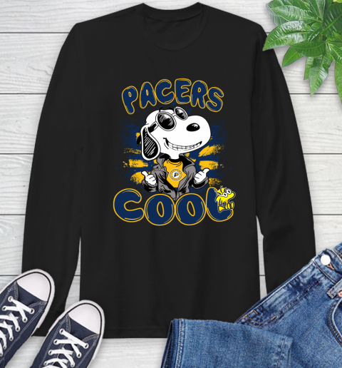 NBA Basketball Indiana Pacers Cool Snoopy Shirt Long Sleeve T-Shirt