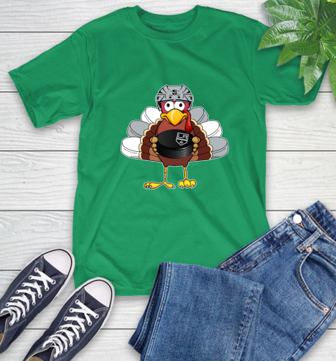 Los Angeles Kings Turkey Thanksgiving Day T-Shirt 7