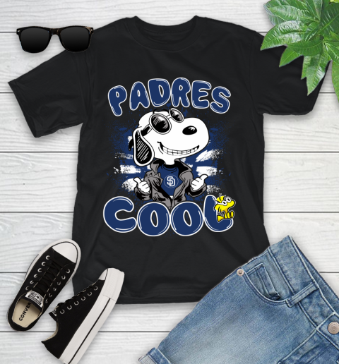 MLB Baseball San Diego Padres Cool Snoopy Shirt Youth T-Shirt
