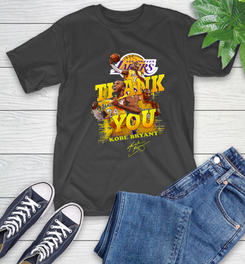 Great Thank you Kobe Bryant Los Angeles Lakers signature shirt